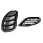Daystar 2007-2018 Jeep Wrangler JK Hood Side Vent Kit Right and Left Black Pair