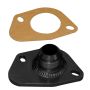 MOROSO MOR63455 SBF Bolt-On Alum. Water Outlet Neck w/-16an Ftng