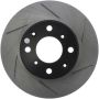 Stoptech 126.40023SL Power Slot 93-00 Honda Civic DX w/ Rr Drum Brakes Front Left Rotor