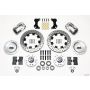 Wilwood 140-9918-DP Forged Dynalite Front Kit 12.19in Drilled-Polished WWE ProSpindle
