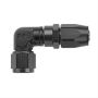 FRAGOLA FRG109106-BL #6 x 90 Low Profile Forged Hose End Black