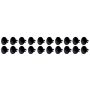 Ti22 PERFORMANCE TIP8110 Large Head Dzus Buttons .500 Long 10 Pack Black