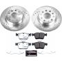 PowerStop K7093-26 Z26 Street Performance Ceramic Brake Pad and Drilled & Slotted Rotor Kit