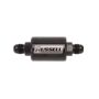 RUSSELL RUS650603 Check Valve 6an Male to 6an Male Black Anodize