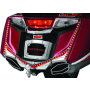 Kuryakyn 3237 L.E.D. Vertical Rear Light Strips 12-17 GL1800 Chrome Red Lens