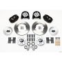 Wilwood 140-11013 Forged Dynalite Front Kit 11.00in 37-48 Ford Psgr. Car Spindle