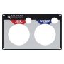 ALLSTAR PERFORMANCE ALL80125 Repl 2 Gauge Panel OP/WT
