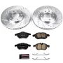 PowerStop K978 Z23 Daily Driver Carbon-Fiber Ceramic Brake Pad and Drilled & Slotted Rotor Kit