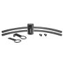 Corsa Performance CC0017 CORSA Performance 5/8in. Universal 3 oz. aluminum oil catch can with mounting br