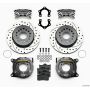 Wilwood 140-7144-DP Forged Dynalite P/S P-B Kit Drilled Polished Mopar/Dana 2.36in Off w/Snap Ring Brng