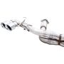 AWE Tuning 3020-42080 2020 Chevrolet Corvette (C8) Track Edition Exhaust - Quad Chrome Silver Tips