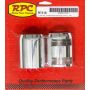 RACING POWER CO-PACKAGED RPCR7318 Polished Radiator Hose End Pair
