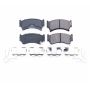 PowerStop 17-668 PowerStop - Z17 Low-Dust Ceramic Brake Pads with Hardware