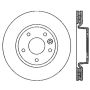 StopTech SportStop 14-17 Land Rover Range Rover Slotted & Drilled Front Left Cryo Rotor