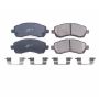 PowerStop 17-722 PowerStop - Z17 Low-Dust Ceramic Brake Pads with Hardware