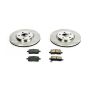 PowerStop KOE1610 OE Stock Replacement Low-Dust Ceramic Brake Pad and Rotor Kit