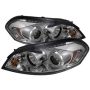 SPYDER 5031709 Projector Headlights - LED Halo - Chrome