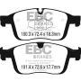 EBC Brakes DP32296C Redstuff Ceramic Low Dust Brake Pads