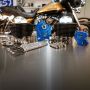 S&S Cycle 310-1106A 2017 M8 Models 128in CI Oil Cooled w/ Chrome Pushrod Tubes & Highlighted Fins
