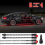 XKGLOW XK041005-R XK Glow Single Color  UnderglowLED Accent Light Car/Truck Kit Red - 8x24In Tube + 4x8In Strip