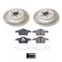 PowerStop SC5196 Semi-Coated Rotor and Low-Dust Ceramic Brake Pad Kit