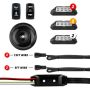 XKGLOW XK-DT-STA XK Glow ATV UTV Standard DOT Street Legal Conversion Signal/Horn Kit - 2 White 2 Red 2 Amber Pods