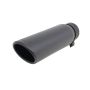 Go Rhino GRT3414B Exhaust Tip - Black - ID 3in x L 14in x OD 4in