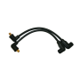 Moroso 27213 82-99 Harley-Davidson FXR Spiral Core Wire Set - Black