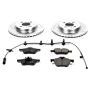 PowerStop K5780 Z23 Daily Driver Carbon-Fiber Ceramic Brake Pad and Drilled & Slotted Rotor Kit