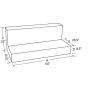 Tradesman 83592T Steel L-Shape Liquid Storage Tank (Full Size) - White