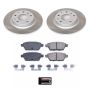 PowerStop SC2450 Semi-Coated Rotor and Low-Dust Ceramic Brake Pad Kit