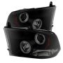 SPYDER 5078810 Projector Headlights - CCFL Halo - Black Smoke
