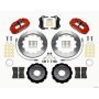Wilwood 140-13018-R Narrow Superlite 6R Front Hat Kit 12.88in Red 2013-Up Ford Focus ST w/ Lines