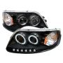 SPYDER 5010292 1PC Projector Headlights - CCFL Halo - Black