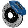 Wilwood 140-12996-DCB DPHA Front Caliper & Rotor Kit Drilled Honda / Acura w/ 262mm OE Rotor - Competition Blue