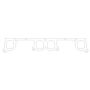 Cometic Gasket C5928-030 Cometic Chevy Gen1 Small Block V8 .030in MLS Exhaust Mani Gskt Set