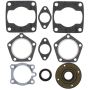 Vertex Pistons 711073 Vertex Gaskets 72-76 Polaris Colt/Colt SS Complete Gasket Kit w/ Oil Seals