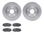 Dynamic Friction 6502-76647 Rotor Kit