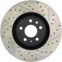 Stoptech 127.33087L Slotted & Drilled Sport Brake Rotor