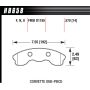 Hawk Performance HB658F.570 HPS Disc Brake Pad