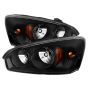 SPYDER 9026454 Xtune Chevy Malibu 04-08 Crystal Headlights Black HD-JH-CMA04-AM-BK