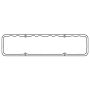 Cometic Gasket C15613-188 Cometic Chevrolet Gen-1 Small Block V8 .188in Fiber Valve Cover Gasket Set - 18/23 Degree Heads