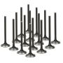 Supertech NEVN-1028-16 Nissan VK56DE Black Nitrided Exhaust Valve- +1mm Oversize - Set of 16