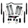 Skyjacker JK35BPBLT 2007-2018 Jeep Wrangler JK 2 Door 4WD Long Travel 3.5in-4in Lift Kit w/Black Max Shocks