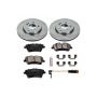 PowerStop KOE3048 OE Stock Replacement Low-Dust Ceramic Brake Pad and Rotor Kit