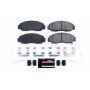 PowerStop Z23-1608 PowerStop - Z23 Daily Driver Carbon-Fiber Ceramic Brake Pads with Hardware Kit