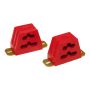 Prothane Universal Bump Stop 4 Multi-Mount - Red