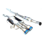 Invidia HS13FFSQ32OT 13+ Ford Focus ST Q300 Oval Titanium Tip Cat-back Exhaust