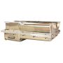 Moroso 20380 Brodix 5.00in Bore BBC 2 Piece Wet Sump Aluminum Oil Pan