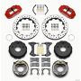 Wilwood 140-13734-DR Narrow Superlite 4R Rear P-Brk Kit 12.88in Drilled Red Big Ford 2.00in Off Bronco 5 x 5.50